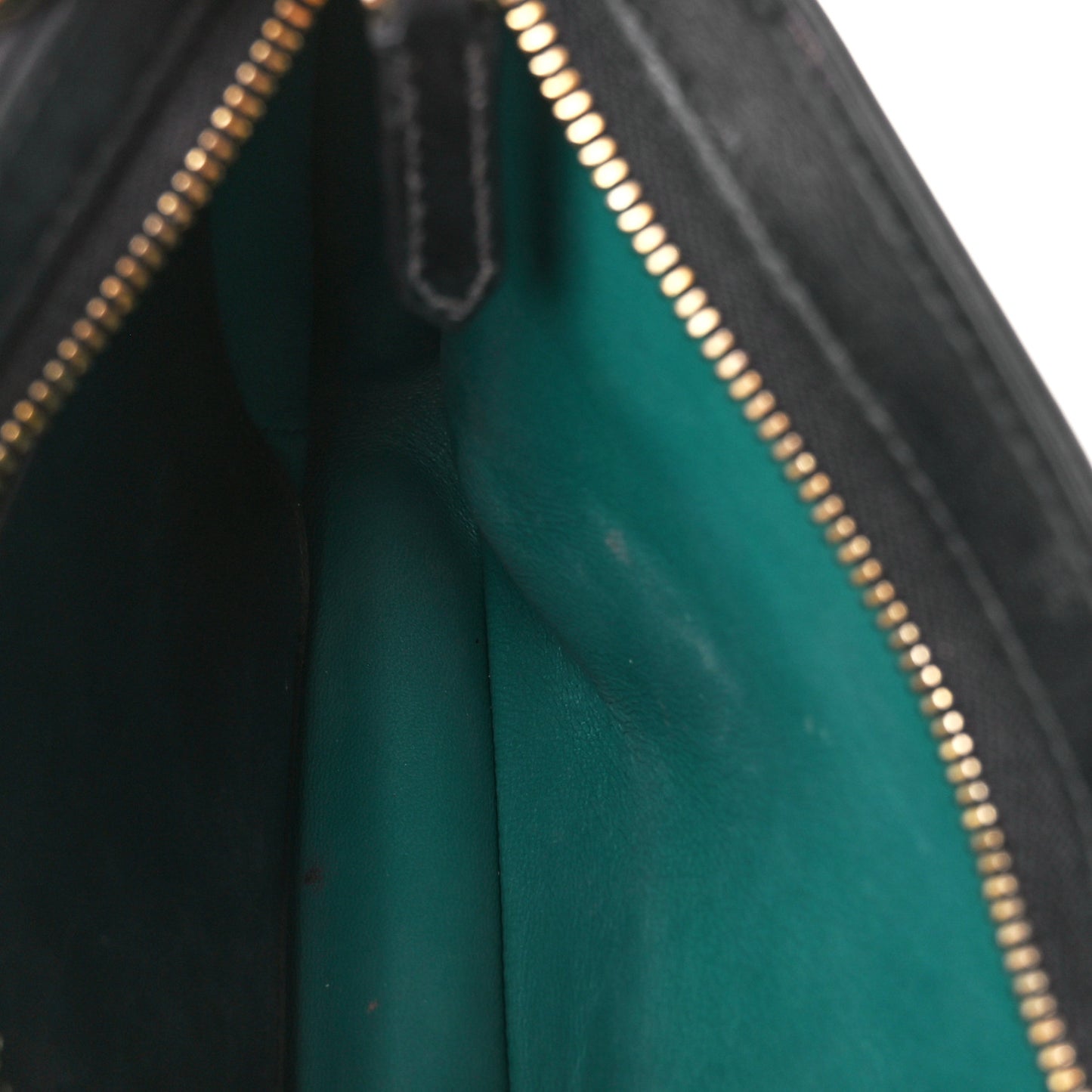 Calfskin Serpenti Baia Shoulder Bag Black