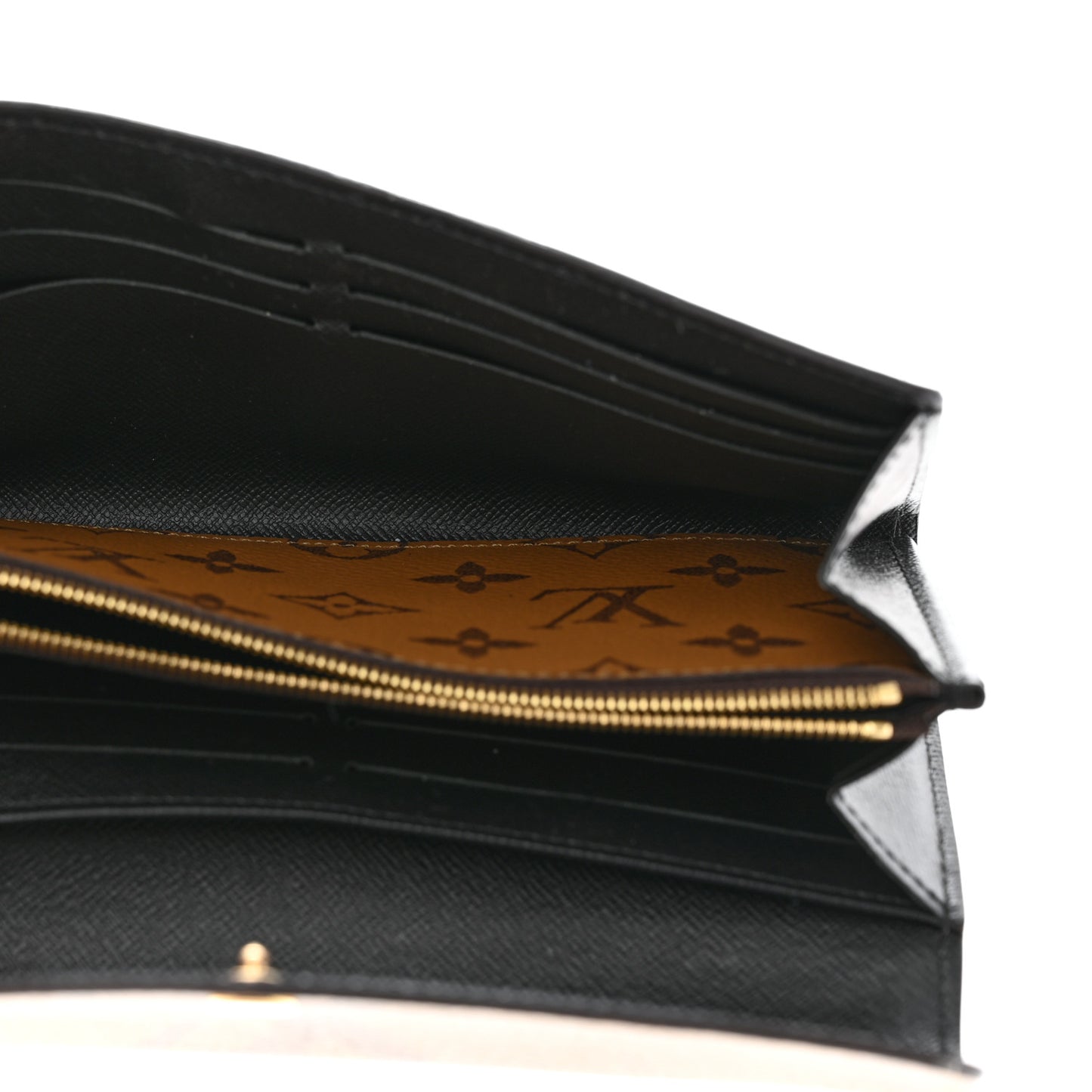 LOUIS VUITTON Reverse Monogram Giant Sarah Wallet