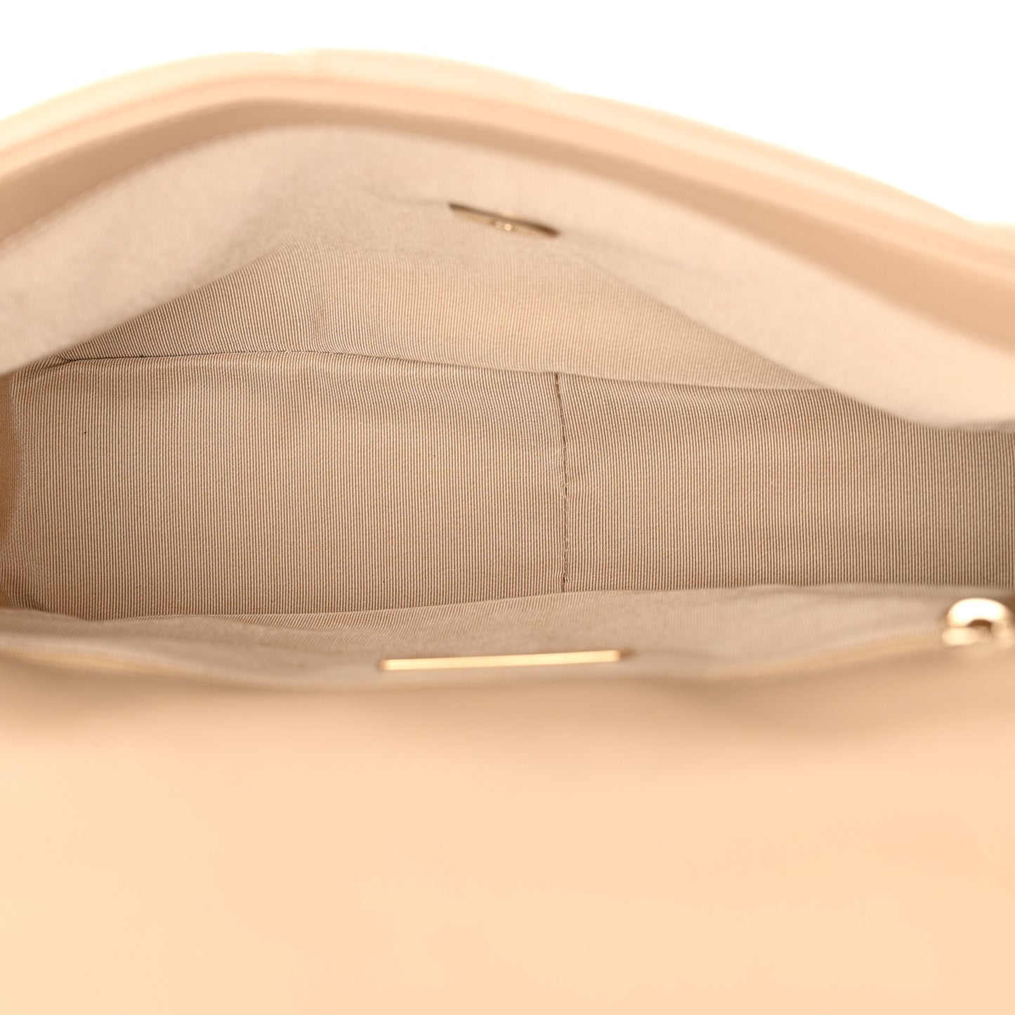 Lambskin Quilted Medium Chanel 19 Flap Dark Beige