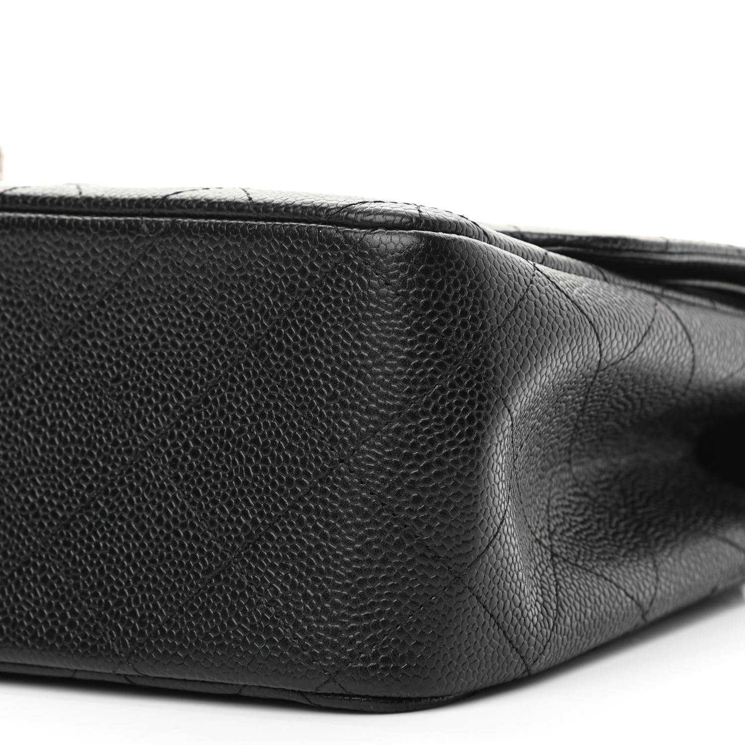 Chanel Caviar Quilted Jumbo Double Flap Black 10 of 10