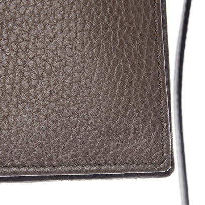 Gucci Dollar Calfskin Bi-Color Mini Swing Wallet Bag Grey Field Soft Pink 8 of 9