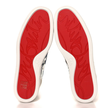 Christian Louboutin Metallic Calfskin Amazonia Suede Mens Louis Orlato Flat Sneaker 43.5 Multicolor 6 of 10