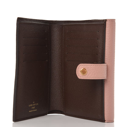 Louis Vuitton Damier Ebene Normandy Compact Wallet Rose Ballerine 5 of 7