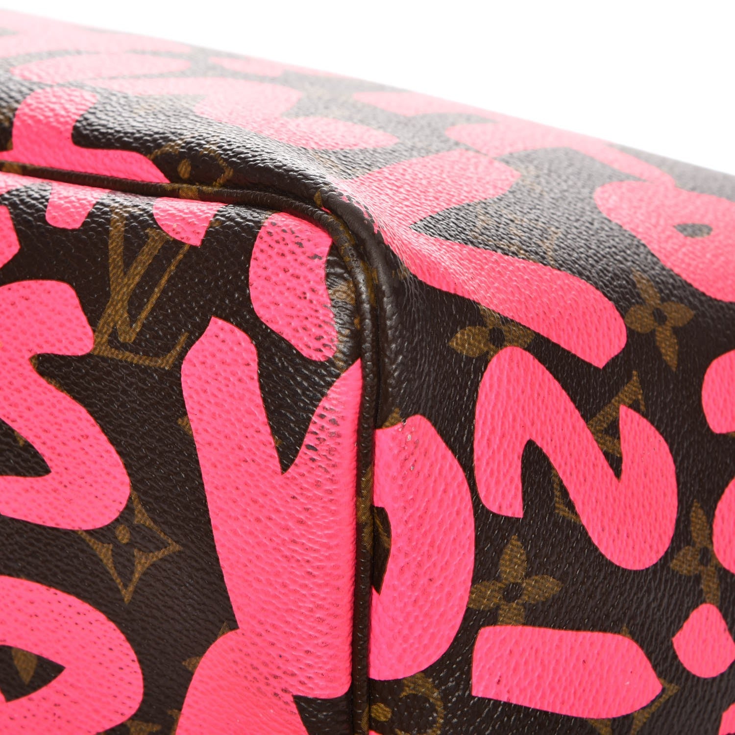 Louis Vuitton Monogram Graffiti Neverfull GM Fuchsia 11 of 13