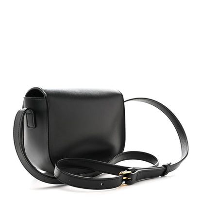 Celine Smooth Calfskin Cuir Triomphe Folco Crossbody Bag Black 3 of 14