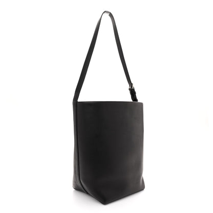 The Row Polished Saddle Calfskin Medium N/S Park Belt Bag Black 3 of 10