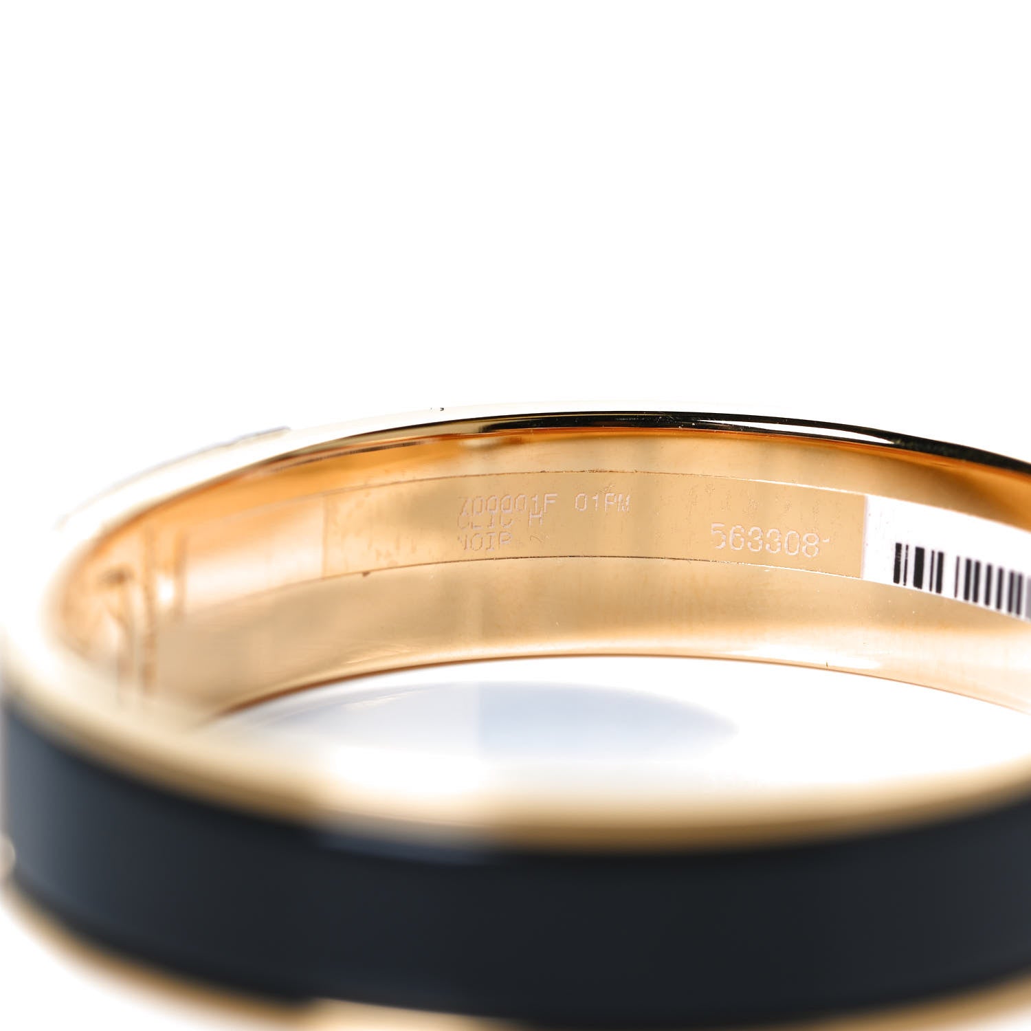 Hermes Enamel Narrow Clic Clac H Bracelet PM Black 5 of 7