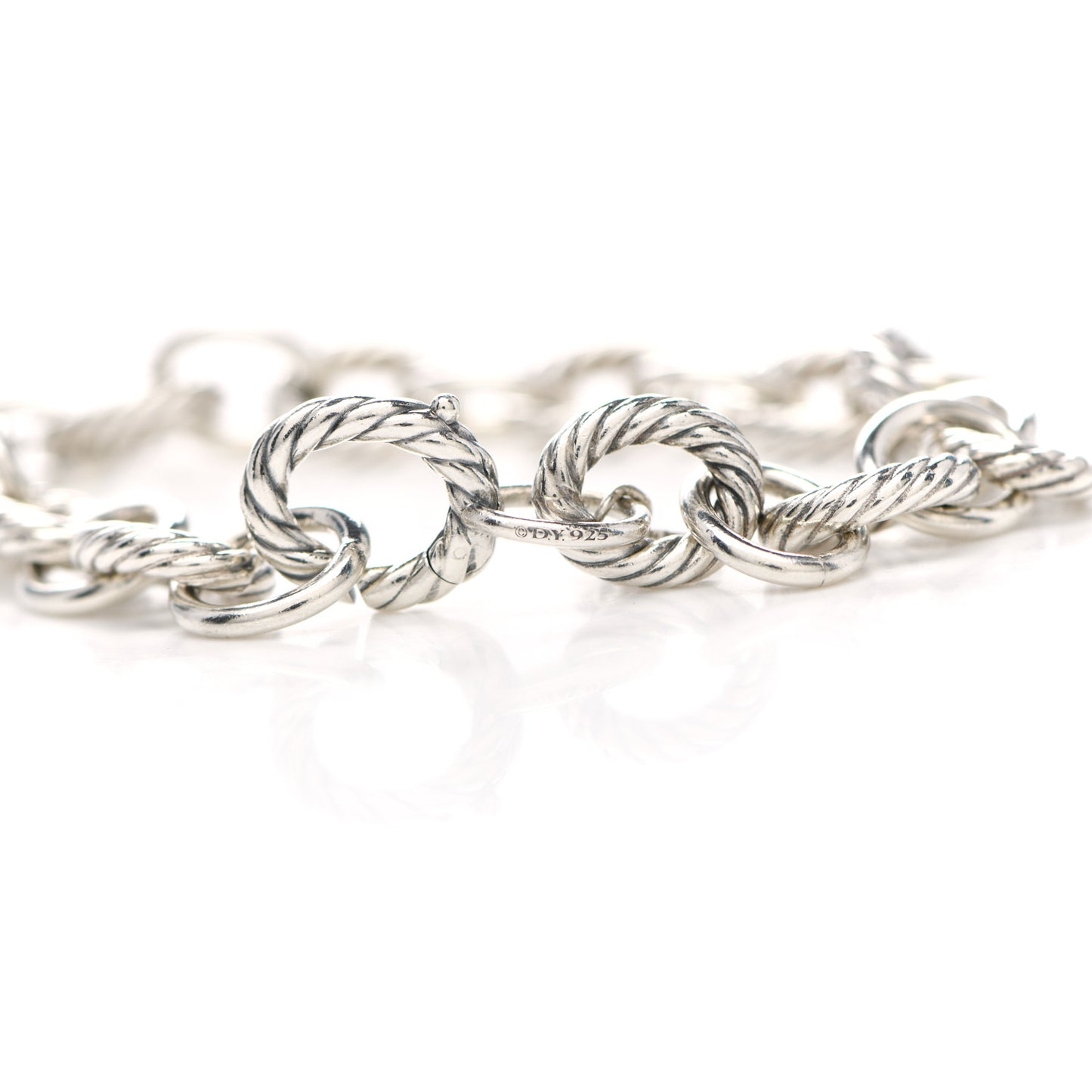 Sterling Silver 10mm Medium Oval Link Bracelet