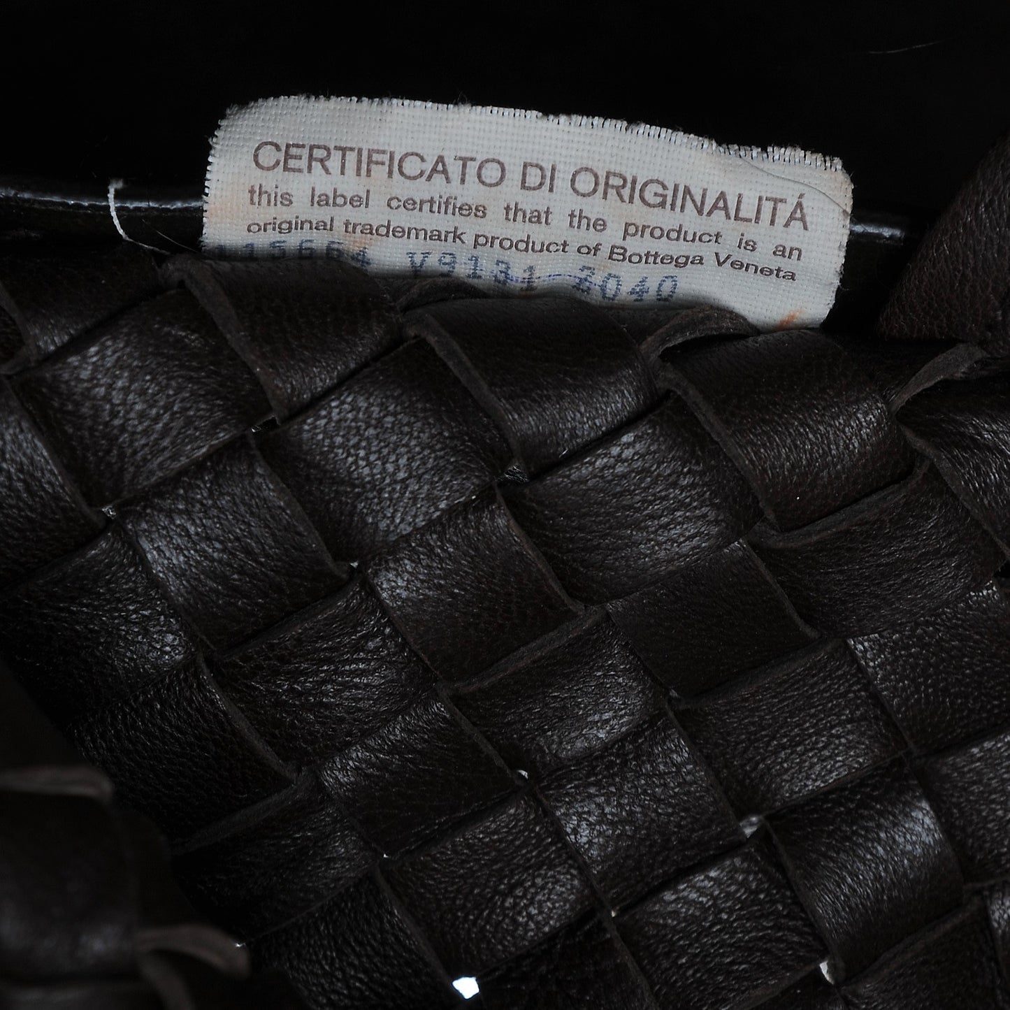 Nappa Intrecciato Medium Cabat Ebano