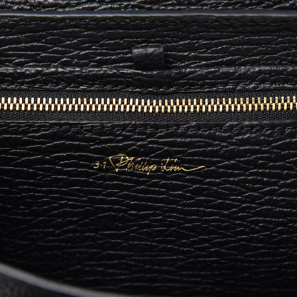 3.1 Phillip Lim 3.1 Textured Calfskin Mini Pashli Satchel Black 6 of 10