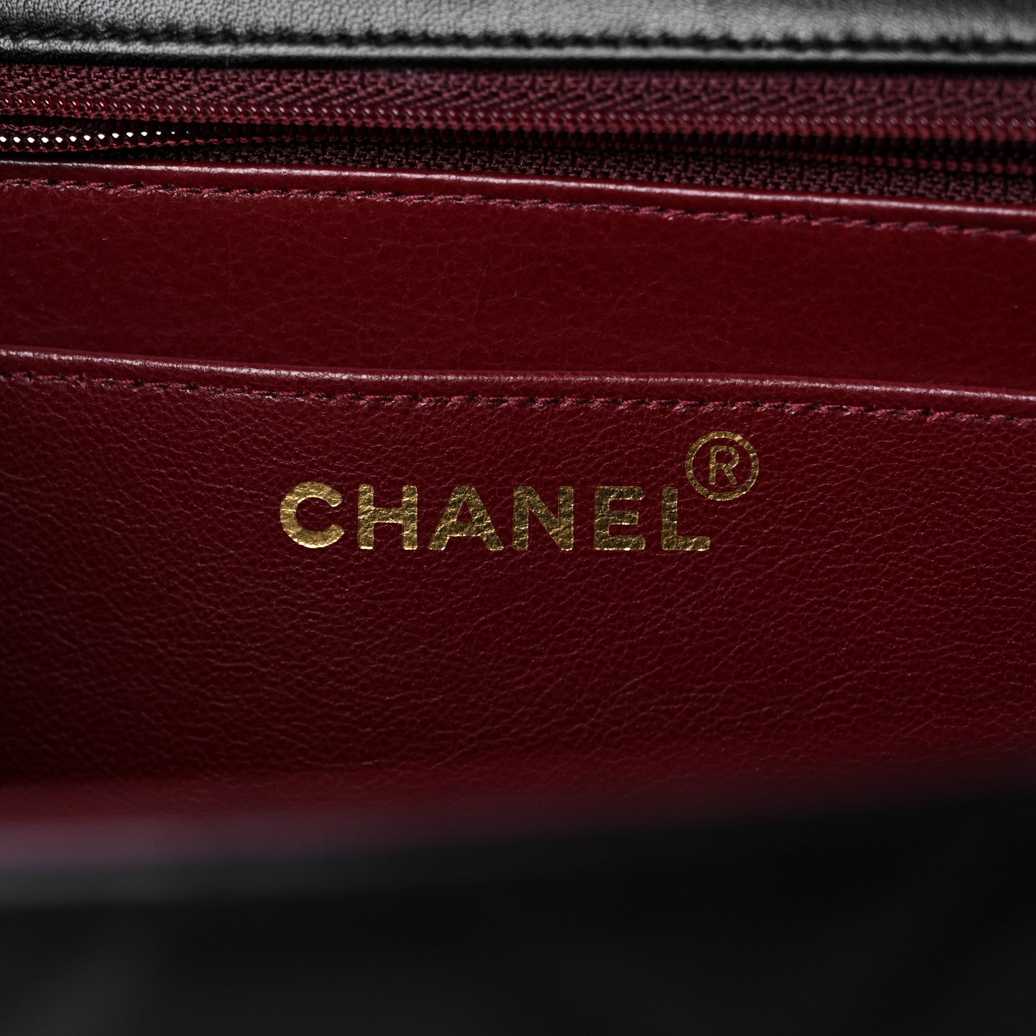 Chanel Lambskin Quilted XL Jumbo Single Flap Black 6 of 13