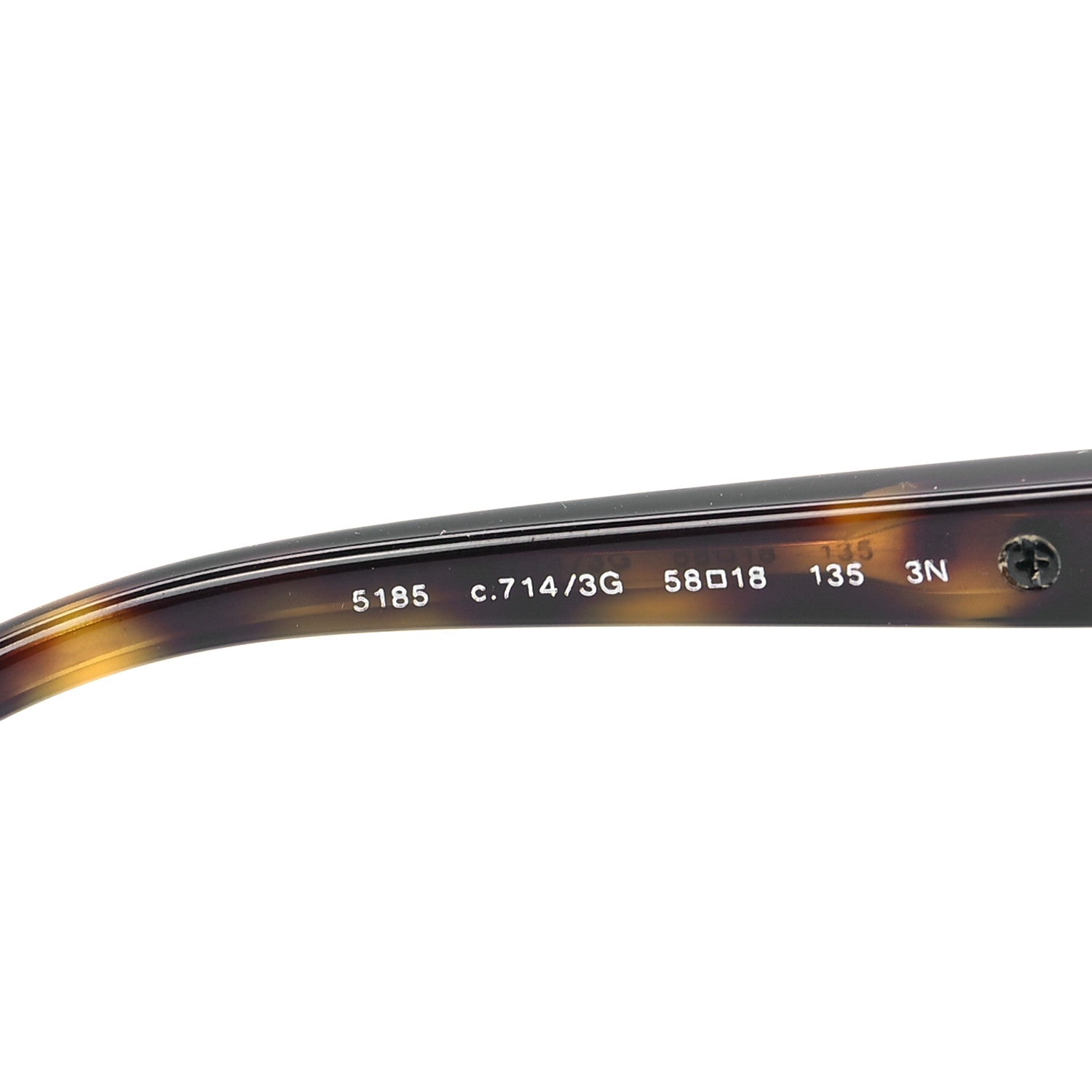 Chanel Acetate Denim CC Sunglasses 5185 Tortoise Blue 7 of 8