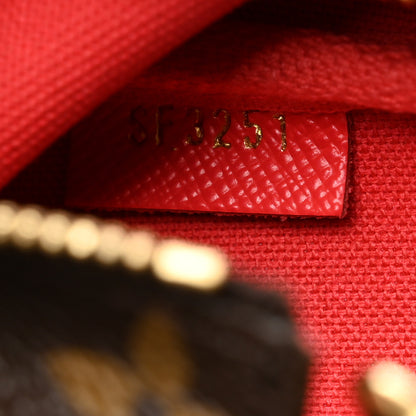 Louis Vuitton Monogram 2021 Christmas Animation London Mini Pochette Accessories Red 7 of 8