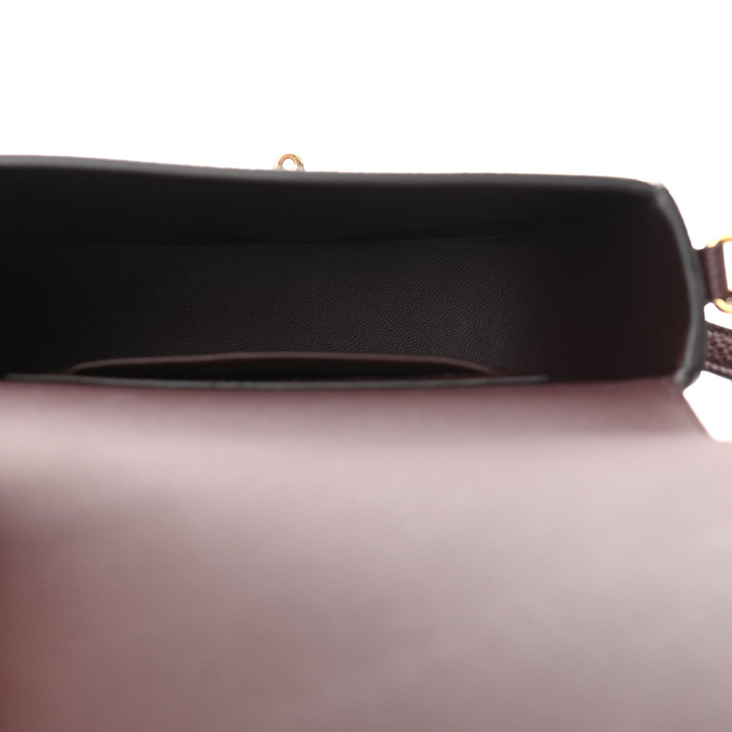 Classic Grained Calfskin Small Darley Satchel Oxblood