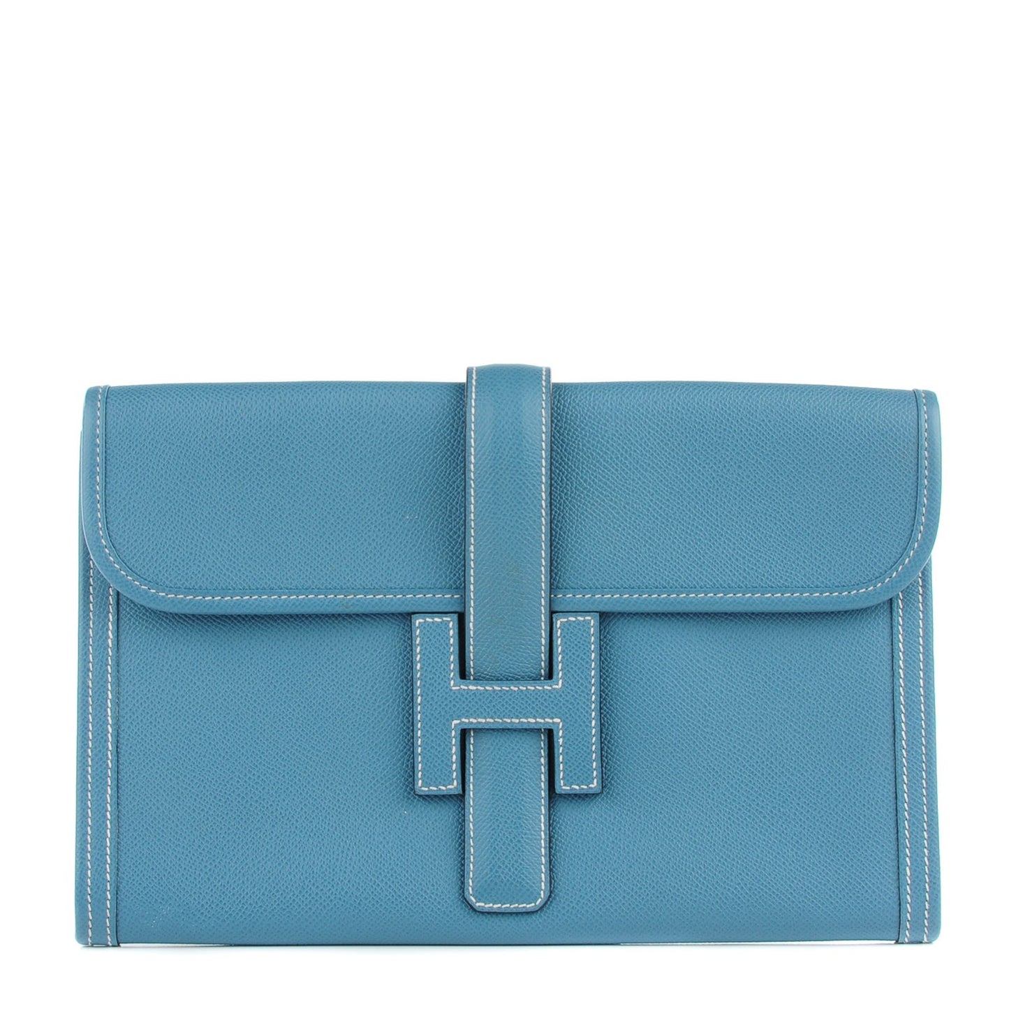 Epsom Jige PM Clutch Blue Jean