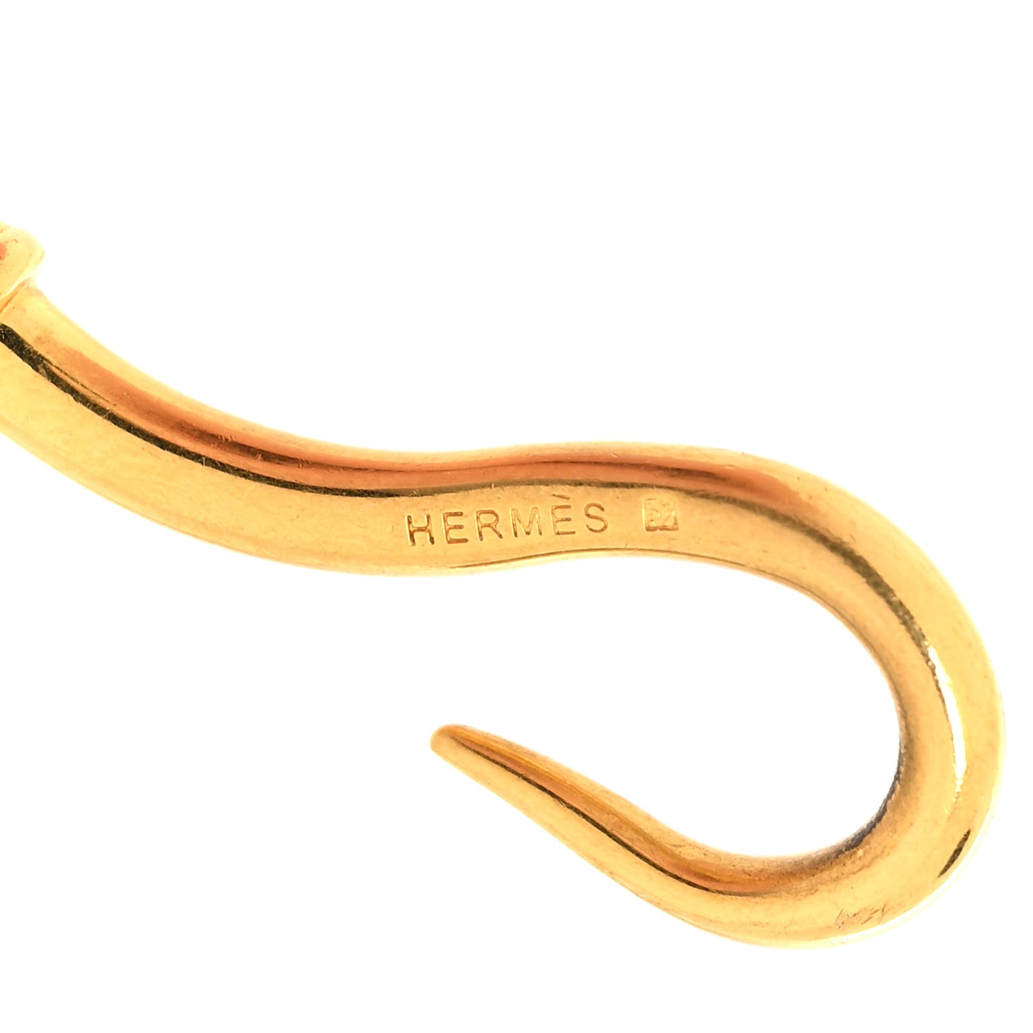 Hermes Natural Bridle Jumbo Hook Double Tour Bracelet Bouton 4 of 4