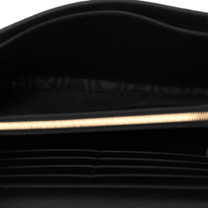 Gucci Calfskin GG Debossed Chain Wallet Black 5 of 10