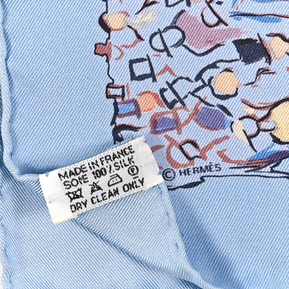 Hermes Silk Paddock Scarf Pocket Square 3 of 3