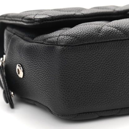 Chanel Caviar Quilted Medium Easy Flap Black 8 of 9