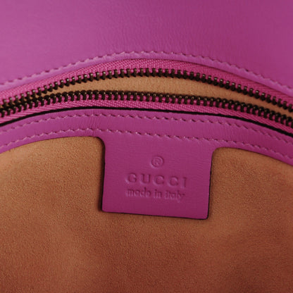 Gucci Calfskin Matelasse Medium GG Marmont Shoulder Bag Candy Mousse 6 of 7