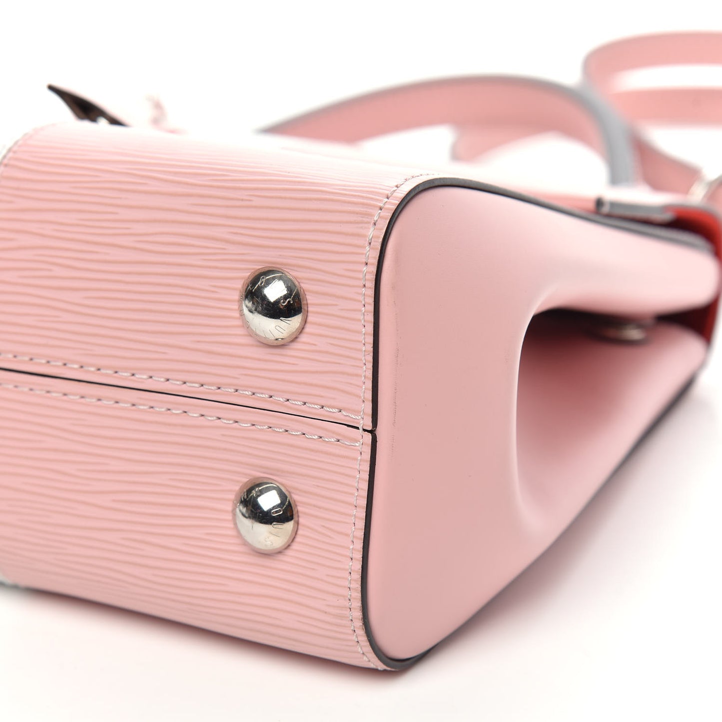 Epi Cluny MM Rose Ballerine Stripe
