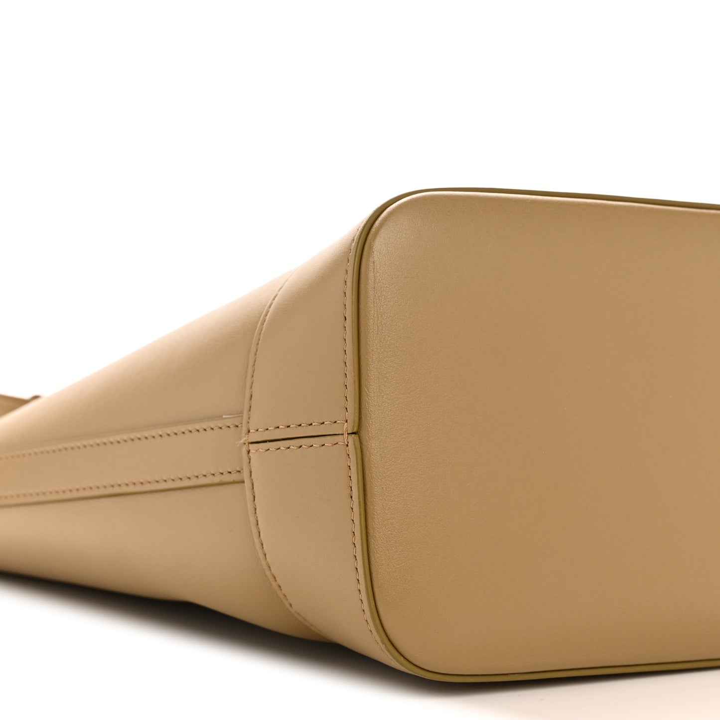 Smooth Calfskin Small Cuir Triomphe Bucket Bag Olive