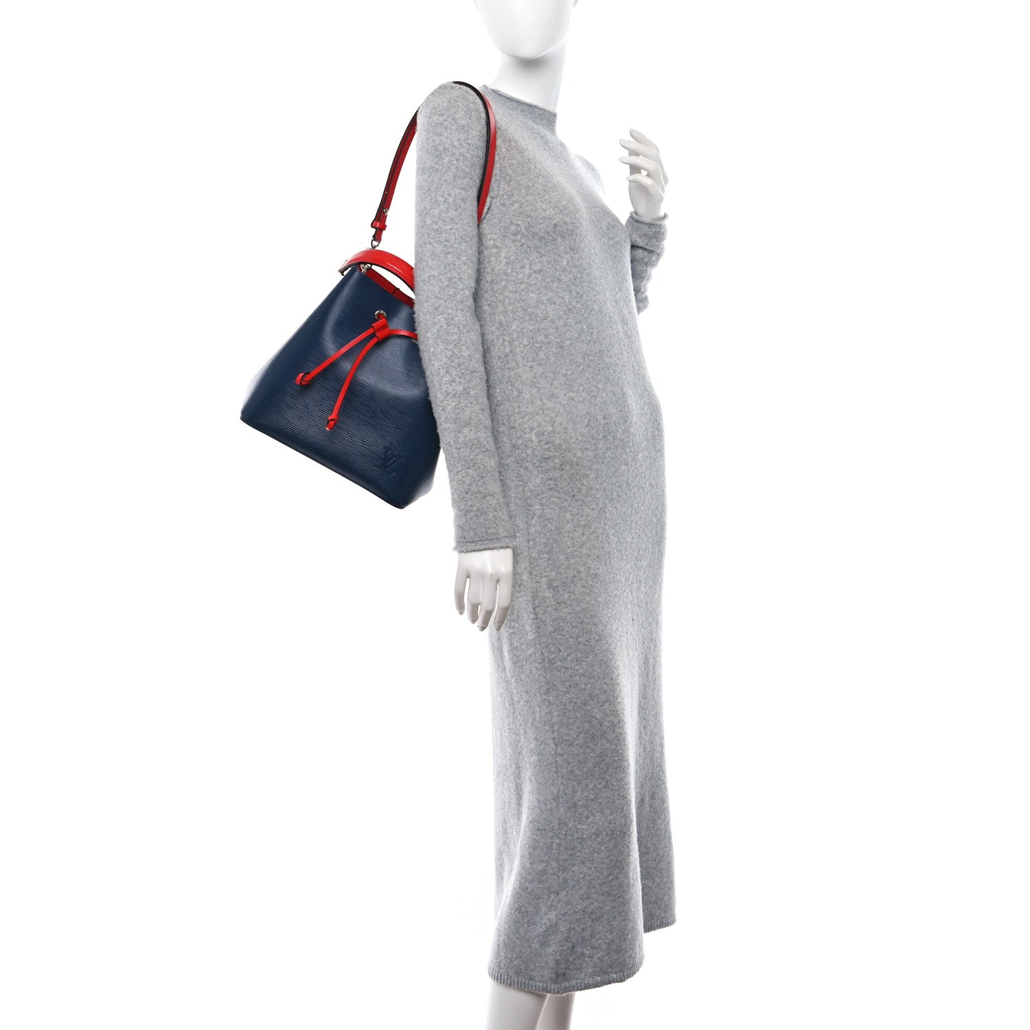 Louis Vuitton LOUIS VUITTON Epi Neonoe Indigo Coquelicot 2 of 14