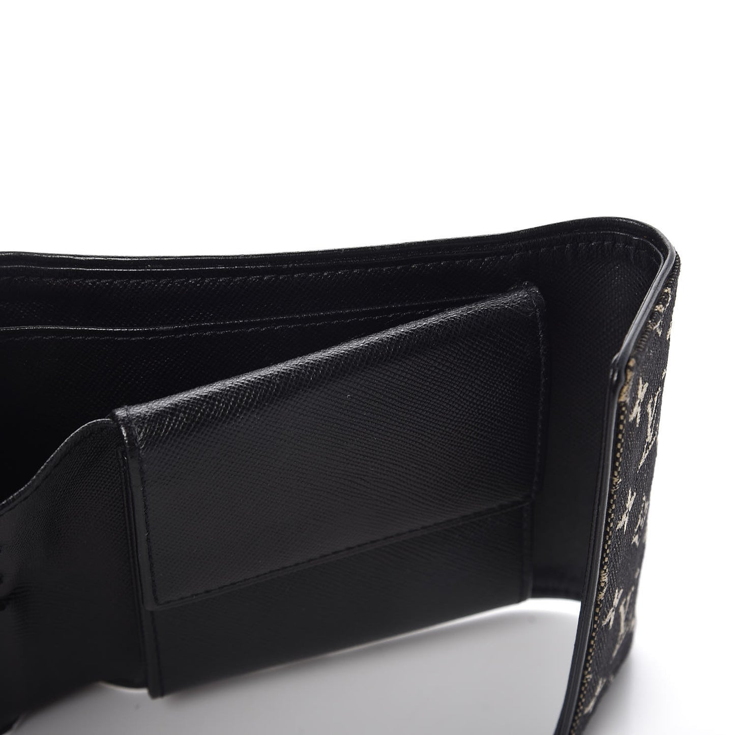 Mini Monogram Compact Wallet Black