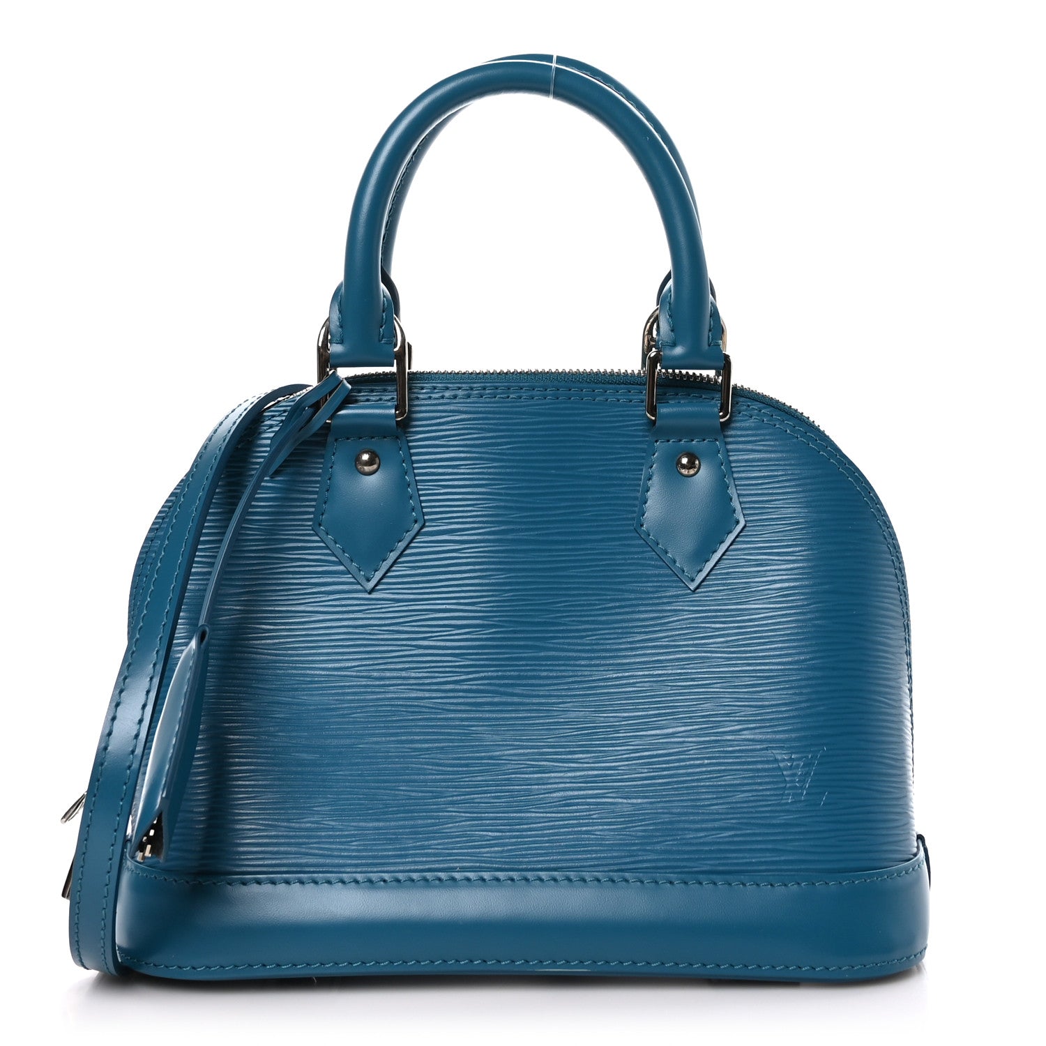 Louis Vuitton Epi Alma BB Cyan 1 of 8