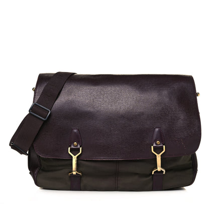 Louis Vuitton Taiga Dersou Messenger Bag Acajou 1 of 19