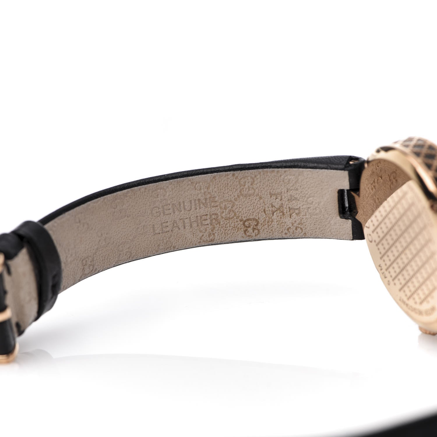 Gucci Stainless Steel Calfskin 32mm Diamantissima Quartz Watch Black 5 of 8