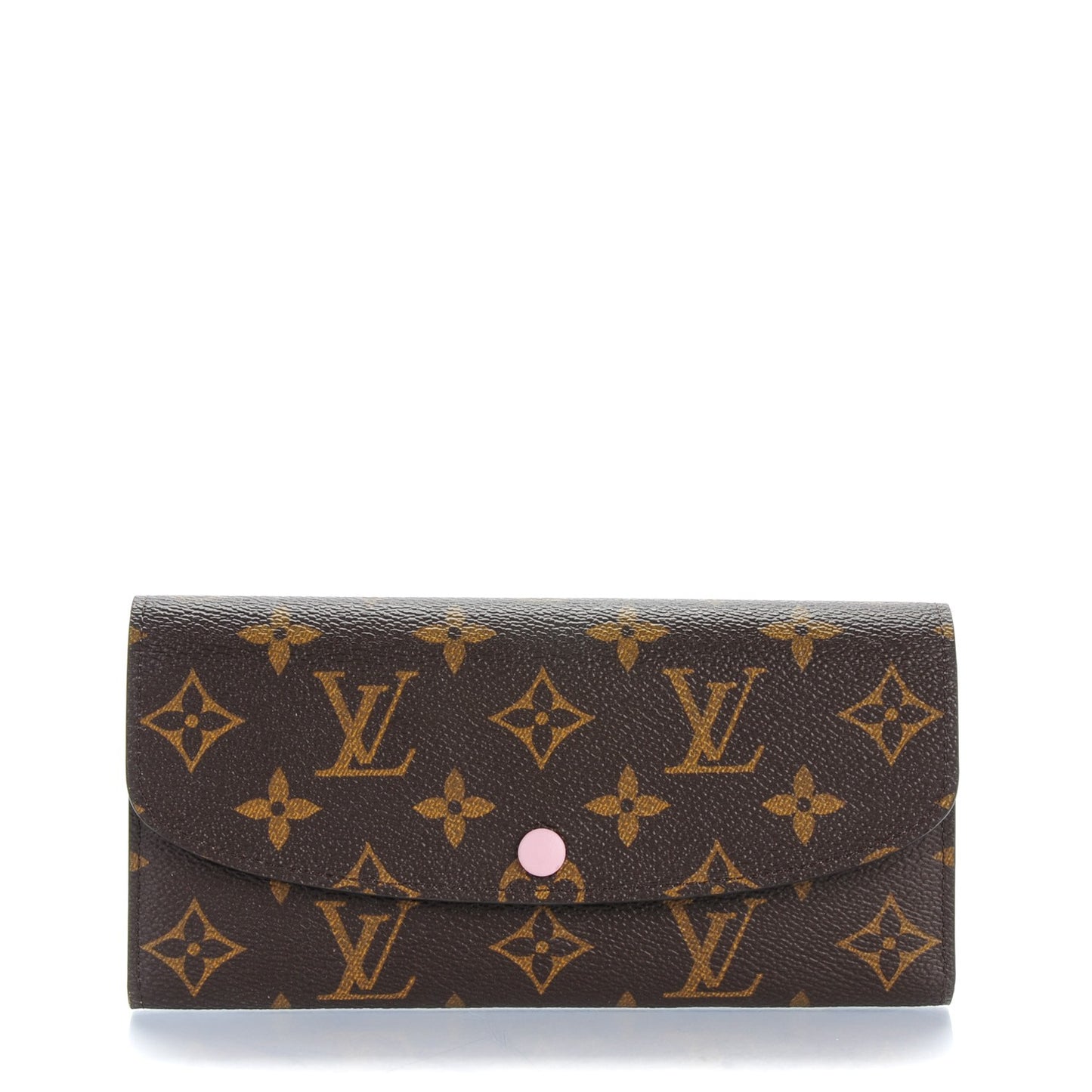 Monogram Emilie Wallet Rose Ballerine