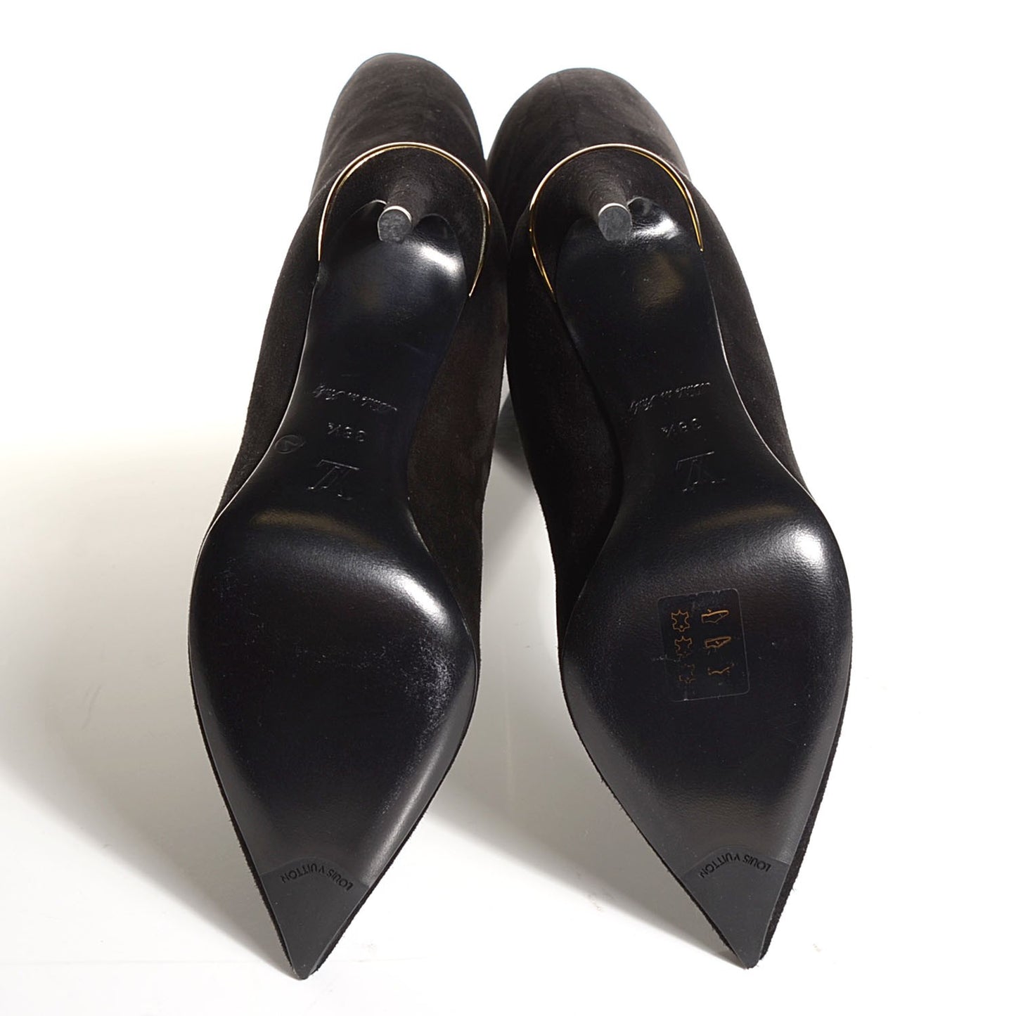 Suede Eyeline High Boots 38.5 Black