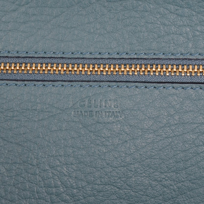 Celine Grained Calfskin Small Tie Knot Tote Denim 7 of 8