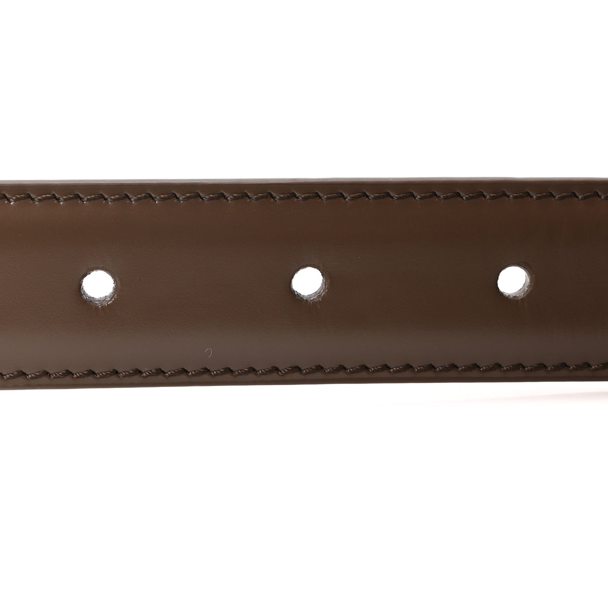 Celine Box Calfskin Small 18mm Triomphe Belt 85 34 Brown 3 of 7