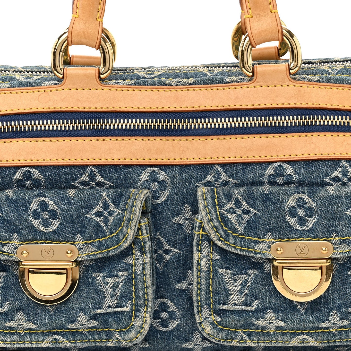 Monogram Denim Neo Speedy Blue