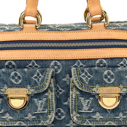 Louis Vuitton Monogram Denim Neo Speedy Blue 8 of 12