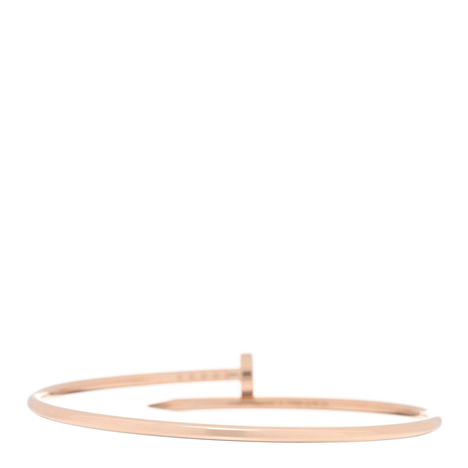 Cartier 18K Pink Gold Small Juste Un Clou Bracelet 18 2 of 4