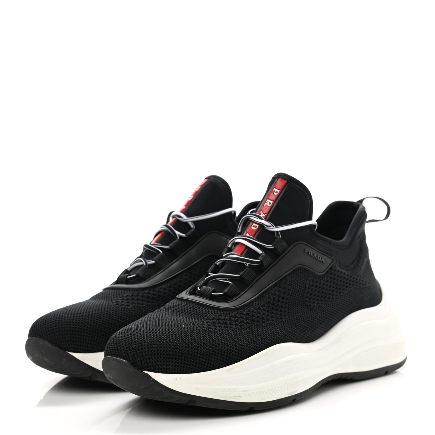 Mesh Neoprene America’s Cup 45mm Sneakers 38.5 Black White