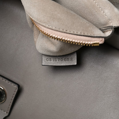 Chloe Calfskin Suede Medium Faye Shoulder Bag Motty Grey 7 of 15