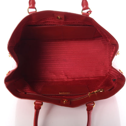 Prada Saffiano Lux Large Tote Rosso 5 of 13