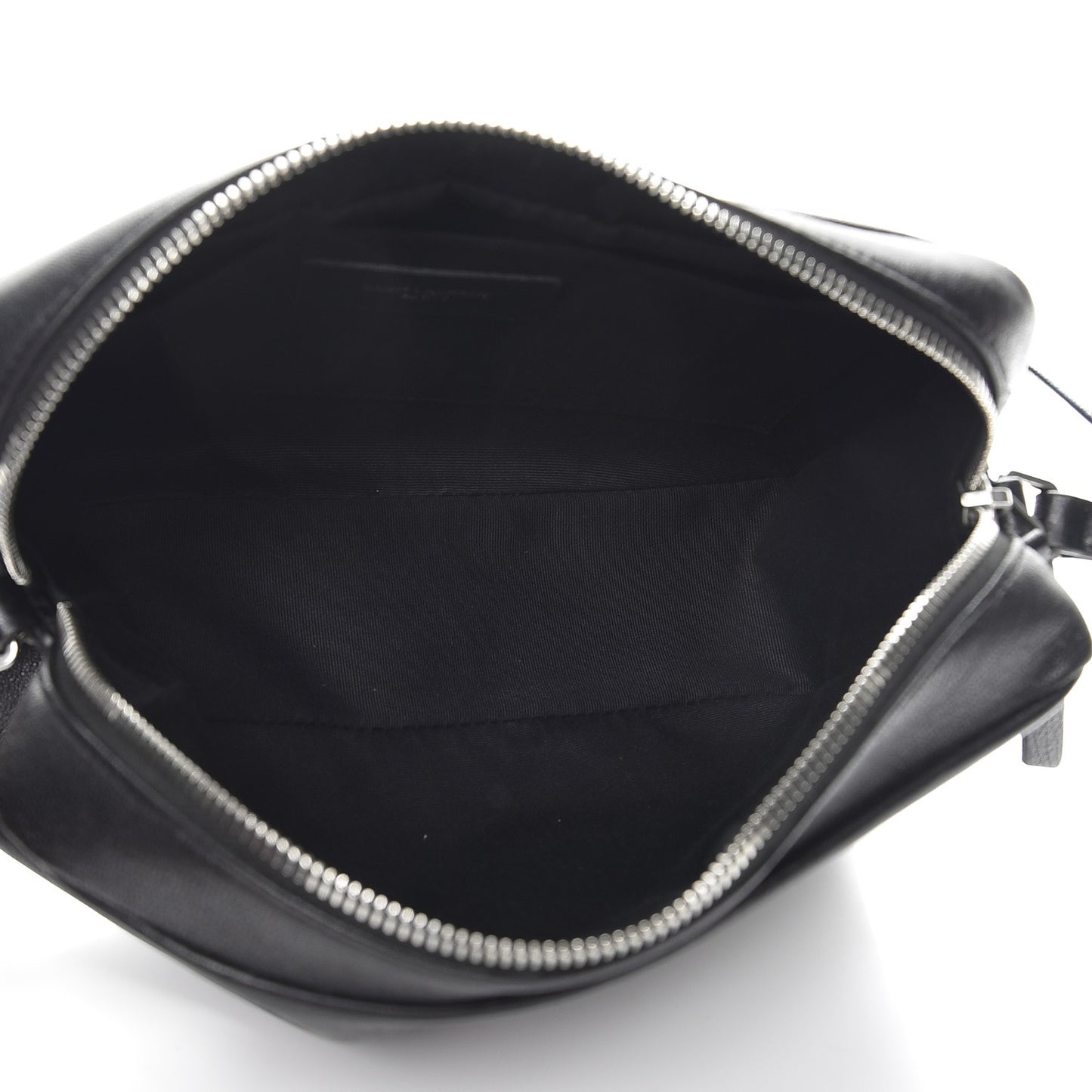 Lambskin Monogram Small Lou Camera Bag Black