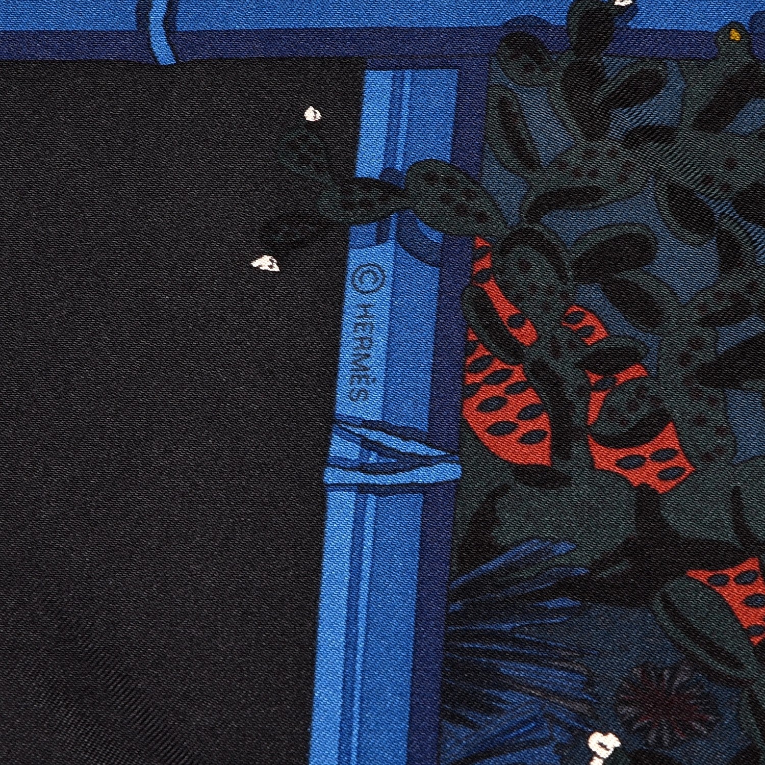 Hermes Silk Jardins D'Hiver Scarf 90 5 of 7