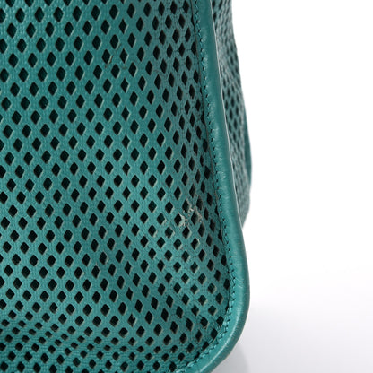 Chanel Calfskin Perforated Up In The Air Tote Green 8 of 10