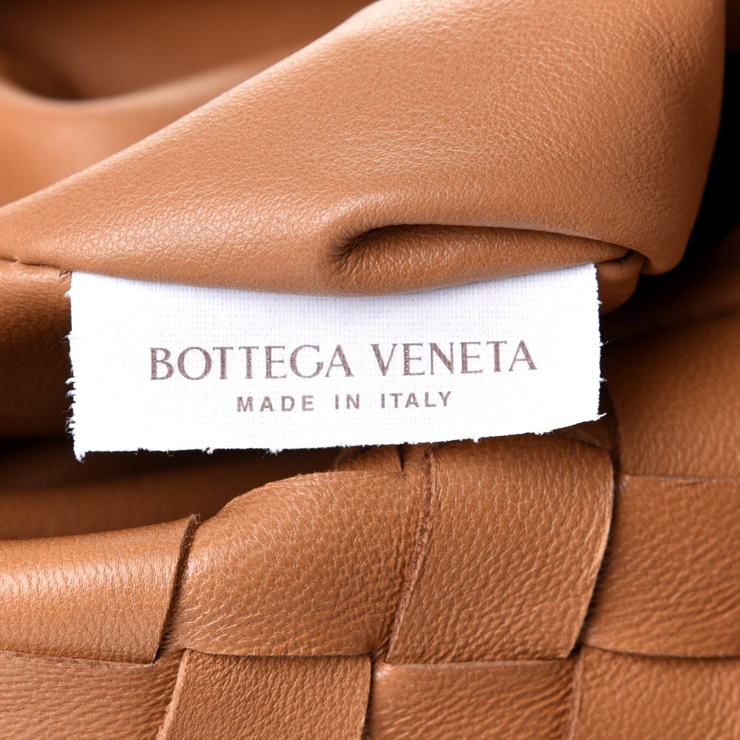 Nappa Intrecciato Medium Jodie Caramel