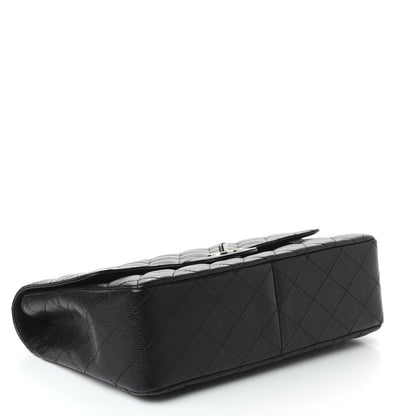 Chanel Caviar Quilted Jumbo Single Flap Black 4 of 11