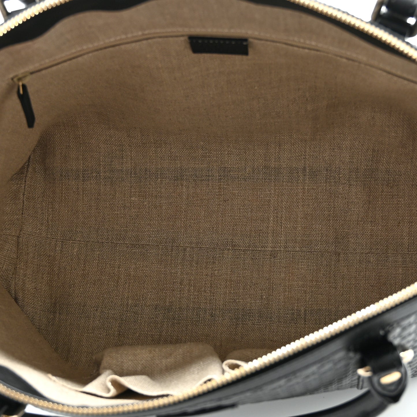 Soft Microguccissima Dome Satchel Black
