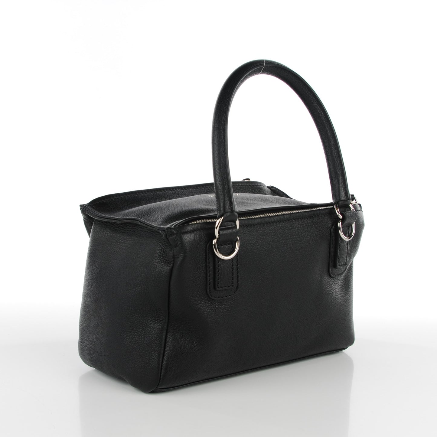 Sugar Goatskin Small Pandora Black