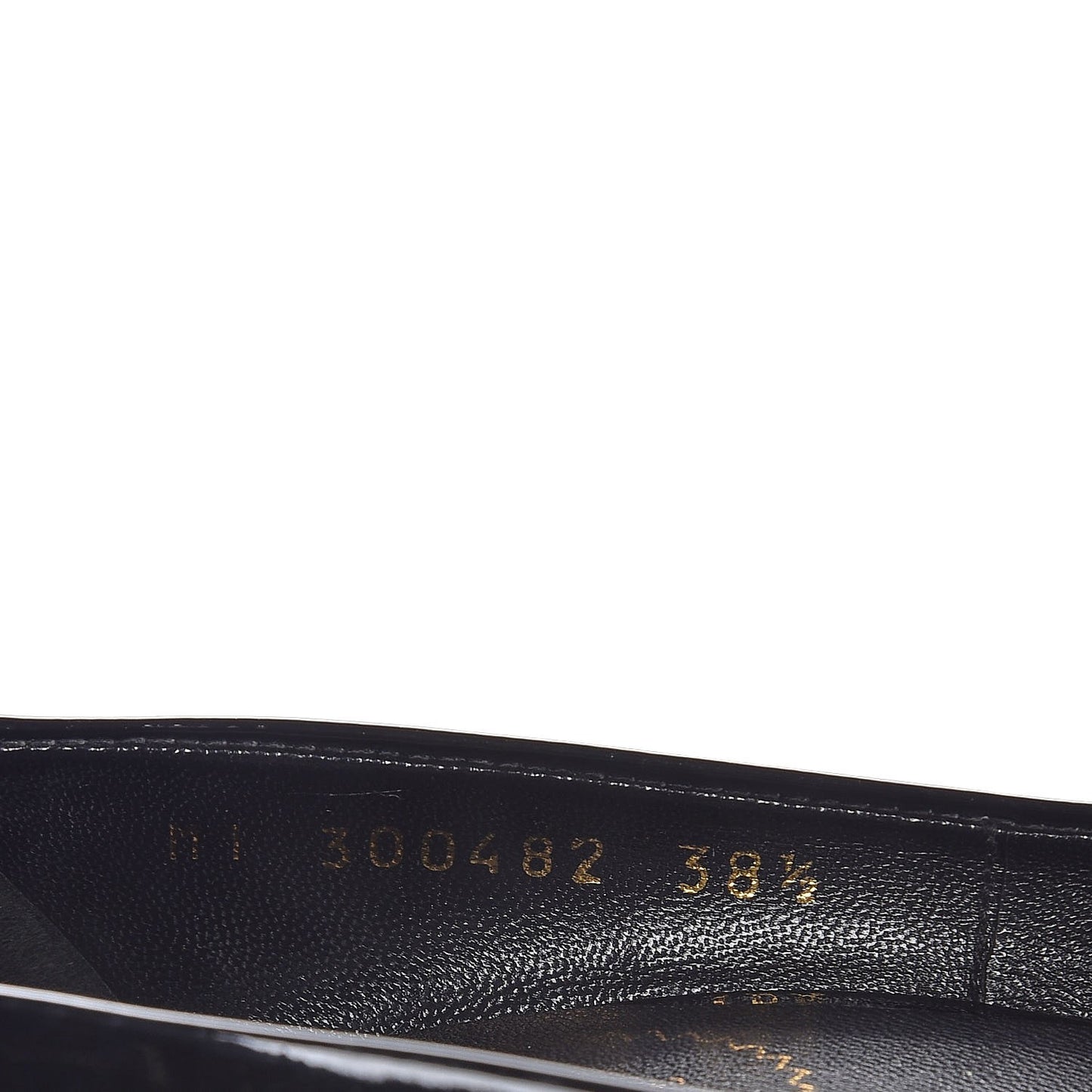Patent Calfskin Clara Pumps 38.5 Black