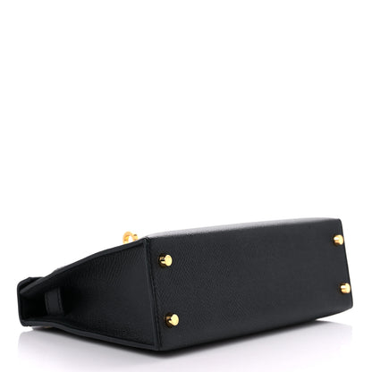 Hermes Epsom Mini Kelly Sellier 20 Black 4 of 12